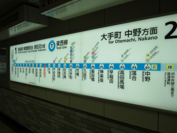 　大手町駅まで5駅（乗車時間約9分）