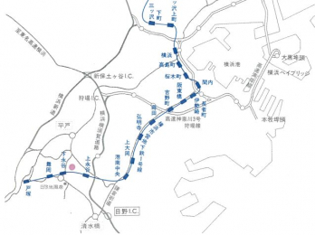 　横浜市営地下鉄路線図