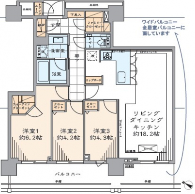 Ԏ}@26KE75.06uA3LDK+WIC+N+Tr