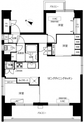 �@�ŏ�K3LDK�i60.90�u�j