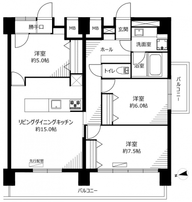 �@�ŏ�K3LDK�i86.40�u�j